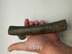 Missippian Native American STONE PLATFORM PIPE FOUND IN 50s By a Logger