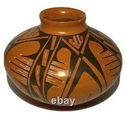 Mora Vintage Hopi Native American Artisan Painted Clay Pot