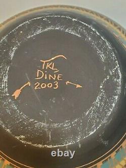 NATIVE AMERICAN DINE Pottery 2003 Original TKL