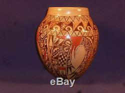 NEW FOR 2015 SPECTACULAR HOPI INDIAN POTTERY VASE BY ANTOINETTE SILAS