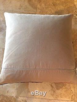 NEW WithTags Pottery Barn Kilim Pillow Cover 24x24 100% Wool Hand Knotted