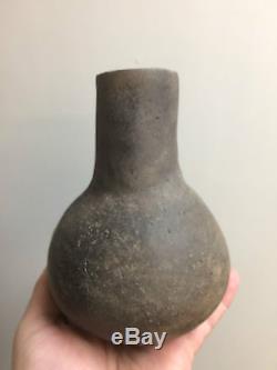 NICE AUTHENTIC ARKANSAS CADDO POTTERY WATER BOTTLE NATIVE AMERICAN INDIAN POT