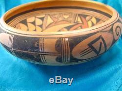 Nampeyo Hopi Tewa Bowl Native American Polychrome Pottery