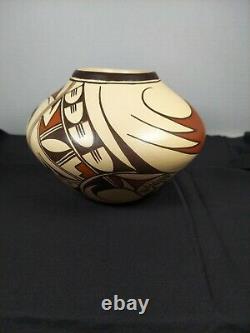 Native American A. Yesslith Hopi Pottery Bowl