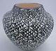 Native American Acoma Floral Olla by Sharon Stevens