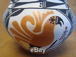 Native American Acoma Indian Pottery Hand Painted Pottery by L. Joe PT0239
