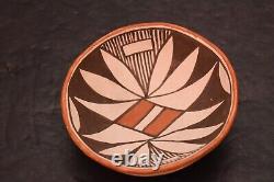 Native American Acoma Indian Pueblo Pottery Bowl Pot Signed Diane Lewis 4