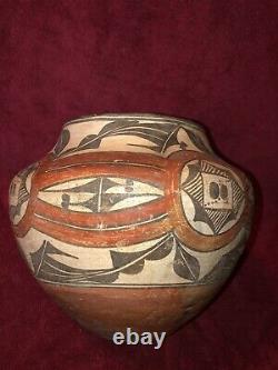 Native American Acoma Polychrome Pot (Rare)