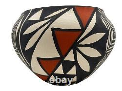 Native American Acoma Pottery Indian Hand Painted Southwest Home Decor Chino