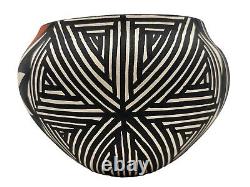 Native American Acoma Pottery Indian Hand Painted Southwest Home Decor Chino