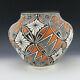 Native American Acoma Pottery Olla By Beverly Garcia