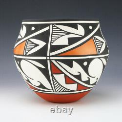 Native American Acoma Pottery Olla By David Antonio