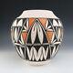 Native American Acoma Pottery Olla By Earlene Antonio