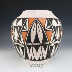 Native American Acoma Pottery Olla By Earlene Antonio