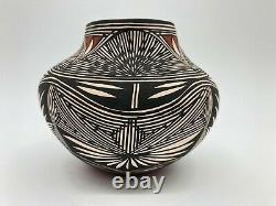 Native American Acoma Pottery Vase Charlene Estevan