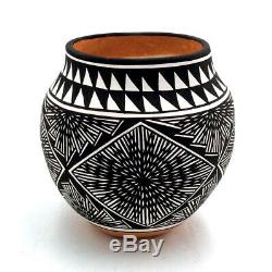 Native American Acoma Pueblo Pottery Bowl by Marilyn Ray