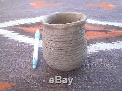 Native American Anasazi Pottery Corrugated Bowl MUSEUM QUALITY #2