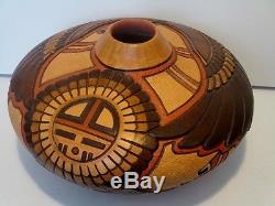 Native American Crafts Hopi Carved Pot