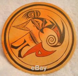 Native American Hopi Pottery Tile Parrot Design