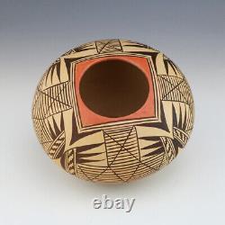 Native American Hopi Pottery Vase By Adelle Nampeyo