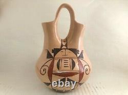 Native American Hopi Pottery Wedding Vase Vernida Polacca Nampeyo