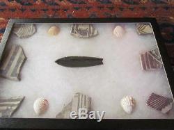 Native American Indian Artifacts Arrowheads, Pottery Shards, Beads
