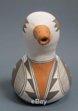 Native American Indian Pottery Duck Effigy Ethel Shields Acoma Pueblo Clan yqz