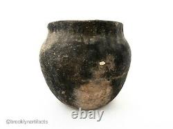 Native American Indian Pueblo Redware Pottery Fire Decorated Pitcher
