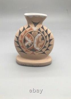 Native American Jemez Handmade Storyteller Pottery By Joseph R. C. RARE