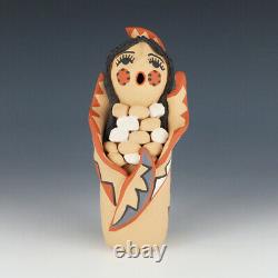 Native American Jemez Pottery Corn Maiden By Bonnie Fragua