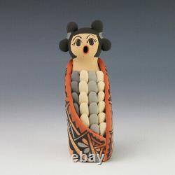 Native American Jemez Pottery Corn Maiden By Chrislyn Fragua