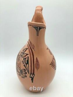 Native American Jemez Pottery LARGE Wedding Vase Clara Gachupin Walatowa