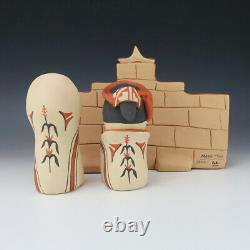 Native American Jemez Pottery Nativity By Marie Toya
