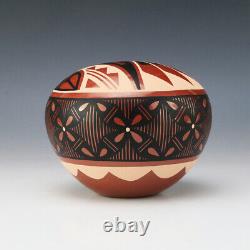 Native American Jemez Pottery Seed Pot By Natalie Sandia