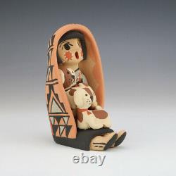 Native American Jemez Pottery Storyteller By Chrislyn Fragua