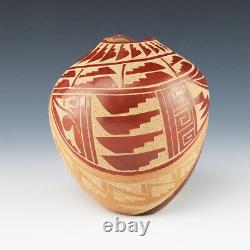 Native American Jemez Pottery Vase By Brenda Tafoya