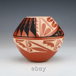Native American Jemez Pottery Vase By Carol Loretto
