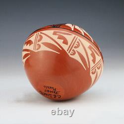 Native American Jemez Pottery Vase By Carol Loretto