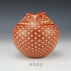 Native American Jemez Pottery Vase By Carol Vigil