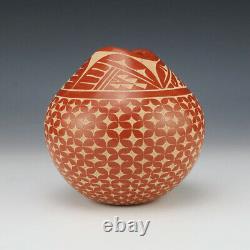 Native American Jemez Pottery Vase By Carol Vigil