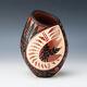 Native American Jemez Pottery Vase By Geraldine Sandia