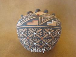 Native American Jemez Pueblo Handmade Clay Seed Pot by B. J. Toya