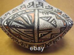 Native American Jemez Pueblo Pottery Clay Fluted Pot by Fragua