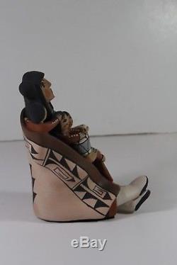 Native American Jemez Pueblo Storyteller, 4 children by Carol Lucero Gachupin