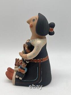Native American Jemez pottery Storyteller Mary Sabaque