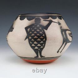 Native American Kewa Pottery Bowl By Robert Tenorio