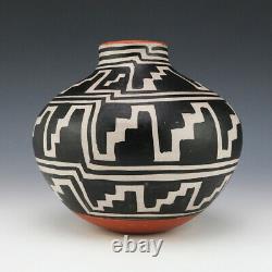 Native American Kewa Pottery Vase By Robert Tenorio