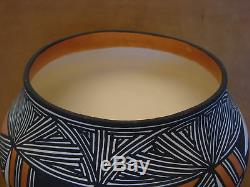 Native American Laguna Indian Pottery Hand Painted Pot by Debra Waconda PT0240
