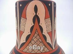 Native American Large Hopi Vase by Stetson Setalla