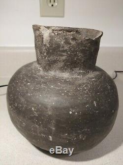 Native American Large Mississippian Vessel Thick/ early